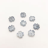 50Pcs 12mm Glass Beads & Crystal Cross Pendant Set for DIY Earrings Necklace