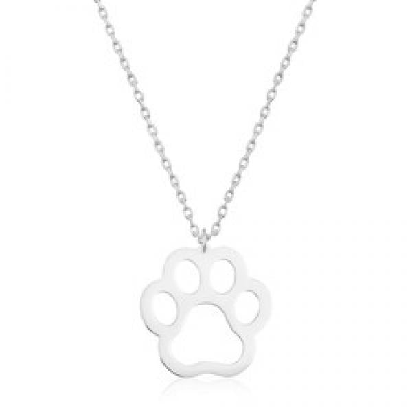 Silver Dog Patisi Lady Necklace