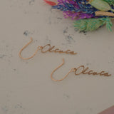 Personalized Name Drop Earrings, Custom Name Earrings