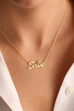 Personalized Name Necklace,Gold Necklace,Stainless Steel,Christmas Gift