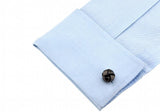 iGame Men Gift Cufflinks Brass Gun Knot Cuff Links