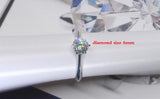 Zircon Stone Ring Tibetan Silver Engagement Wedding Band Ring