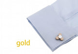 Men's Rotating Fingertip Gyroscope Cufflinks L1746