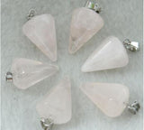 Natural Stone Charms Pendant DIY Jewelry Making Necklace 24pcs