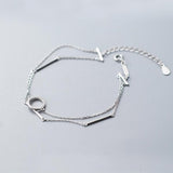 925 Silver Rose Cuff Bracelet, Adjustable Size