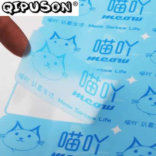 Personalised Wedding Stickers Logo Clear Adhesive Round Label BGJ108