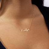 Custom Stainless Name Necklace, Dainty Personalized Jewelry