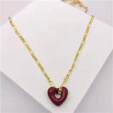 Amybaby Vintage Enamel Glaze Necklace Jewelry For Party