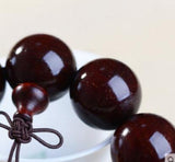 Small Leaf Red Sandalwood Bracelet 108 Beads Men Women