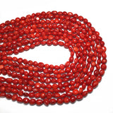 Irregular Coral Beads Charm DIY Bracelet Necklace Jewelry Red 6x8mm