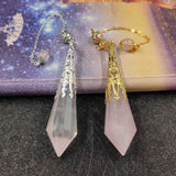 Hot Reiki Rose Crystal Pendulum for Dowsing Chakra Healing