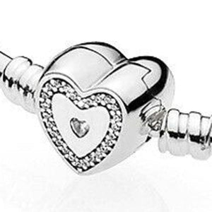 925 Silver Butterfly Star Clasp Bracelet Bangle Charm DIY Jewelry