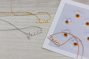 Name Necklace - Personalized Stainless Steel Name Jewelry