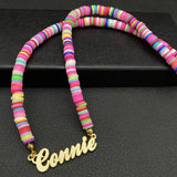 Boho Beach Rainbow Beaded Choker for Women