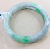 Zheru Jewelry Natural Jadeite Bracelet 52-61mm Two-tone Princess Jade Gift