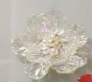 30pcs 43mm ABS Camellia Resin Flowers DIY Jewelry Earring/Garment Accessory