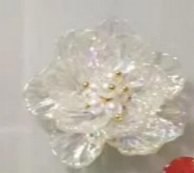 30pcs 43mm ABS Camellia Resin Flowers DIY Jewelry Earring/Garment Accessory