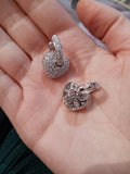 Heart-shaped Cubic Zircon Earrings for Women