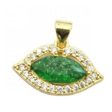 Lovely Lip Shape Stone Pendant, Plated Zircon Charm, 10pcs