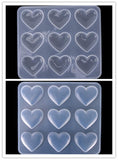 Heart Shape UV Resin Pendant Making Mold Silicone Mold DIY Jewelry Decorate