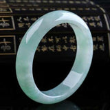 Natural Burmese Jade Light Green 54-64mm bracelet