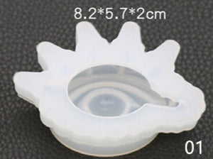 1pc Eyes Resin Jewelry Mold - UV Resin Pendant Mold