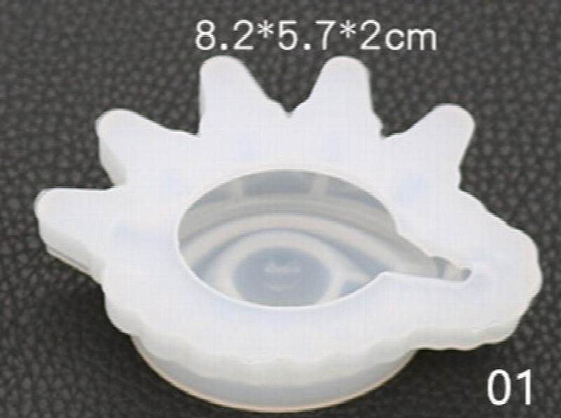 1pc Eyes Resin Jewelry Mold - UV Resin Pendant Mold