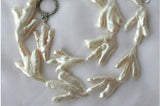 Baroque Pearl Necklace with Gold Chain
