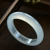 Zheru Natural Agate Chalcedony 54mm-64mm Bracelet Princess Jewelry