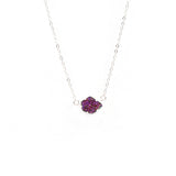 Geometric Resin Plated Druzy Pendant Necklace for Women