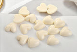50pcs Cartoon Hearts Resin Beads DIY Jewelry Earring Accessory