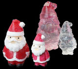 Clear Silicone Santa Claus Mold For Epoxy Resin Jewelry Making