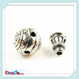 Antique 925 Silver 3 Hole Beading Supplies with End Caps