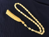 Rope Tasseled Beirut Amber Rosary Islamic Rosary 33 Beads Tasbih