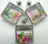 Opal Quartz Turquoise Lapis Gravel Stone Pendant for Jewelry Making