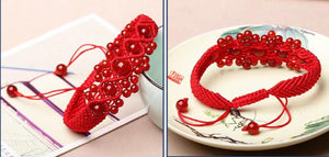 Red String Bracelet Female Accessory