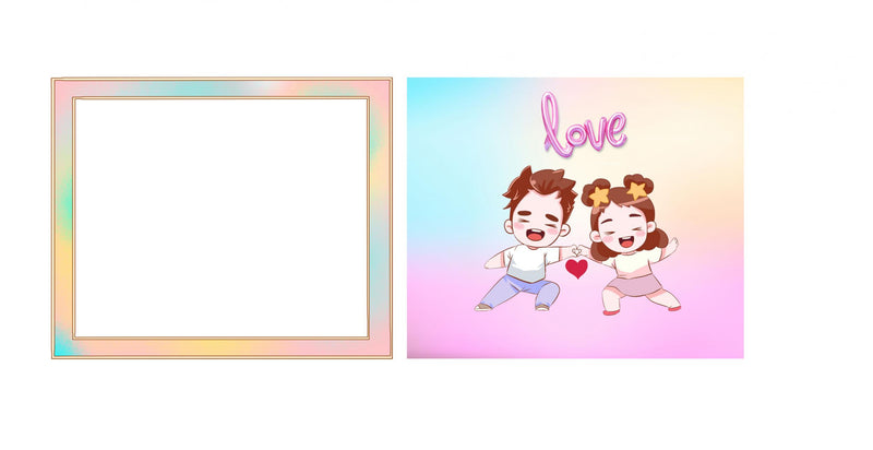 Private Acrylic Photo Frame Family Accessories Desk Decoration Room Ornament