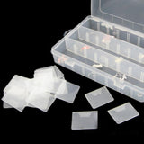 24 Grid Clear Plastic Jewelry Storage Box