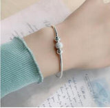 Hypoallergenic Frosted Bead Bracelet for Women