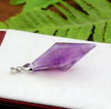 Natural Amethyst Pendulum Pendant