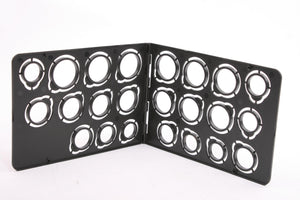 GemTrue Plastic Ring Measuring Tool 23pcs Folding Ring Size Measure DK73009-P