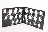 GemTrue Plastic Ring Measuring Tool 23pcs Folding Ring Size Measure DK73009-P