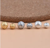 999 Pure Silver Beads DIY Charms for Bracelets 6mm-10mm