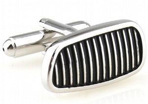 Brass Cuff Buttons Car Air Intake Grid Cufflinks