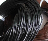10m Necklace Bracelet DIY Leather Cord 2mm