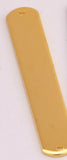 10 pcs 36 * 7mm Copper Sheet Necklace Pendant DIY Supplies