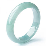 Zheru Jewelry Natural Burmese Jadeite 54mm-64mm Bracelet