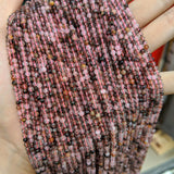 Auralite Faceted Beads 3mm Rutile Quartz Loose Beads for Jewelry Making