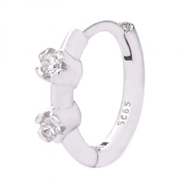 925 Sterling Silver Hoop Huggie Earrings Femme Jewelry Making Piercing Man