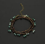 Antique Braided Rope Bracelet Female Student Jewelry